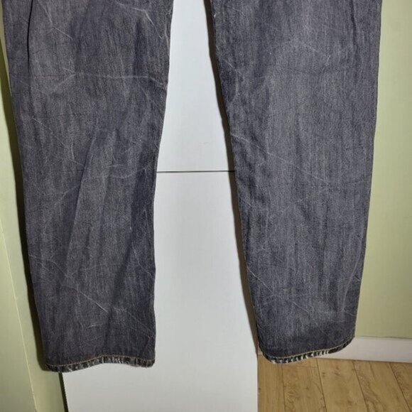 vintage Monarchy distressed relaxed fit gray jeans flap pocket size 38 - Picture 6 of 9